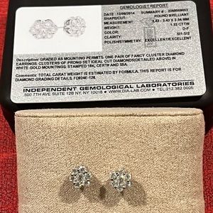 DIAMONDS EARRINGS TODAY FOR YOUR MOM, WIFE OR GIRLFRIEND FOR $2500